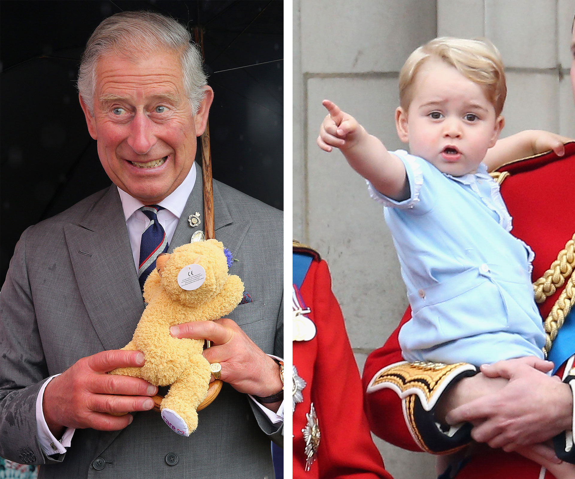 Prince George and Prince Charles 