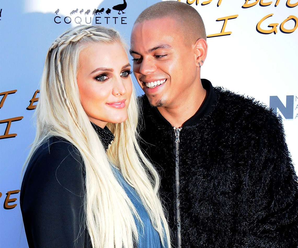 Ashlee Simpson and Evan Ross 