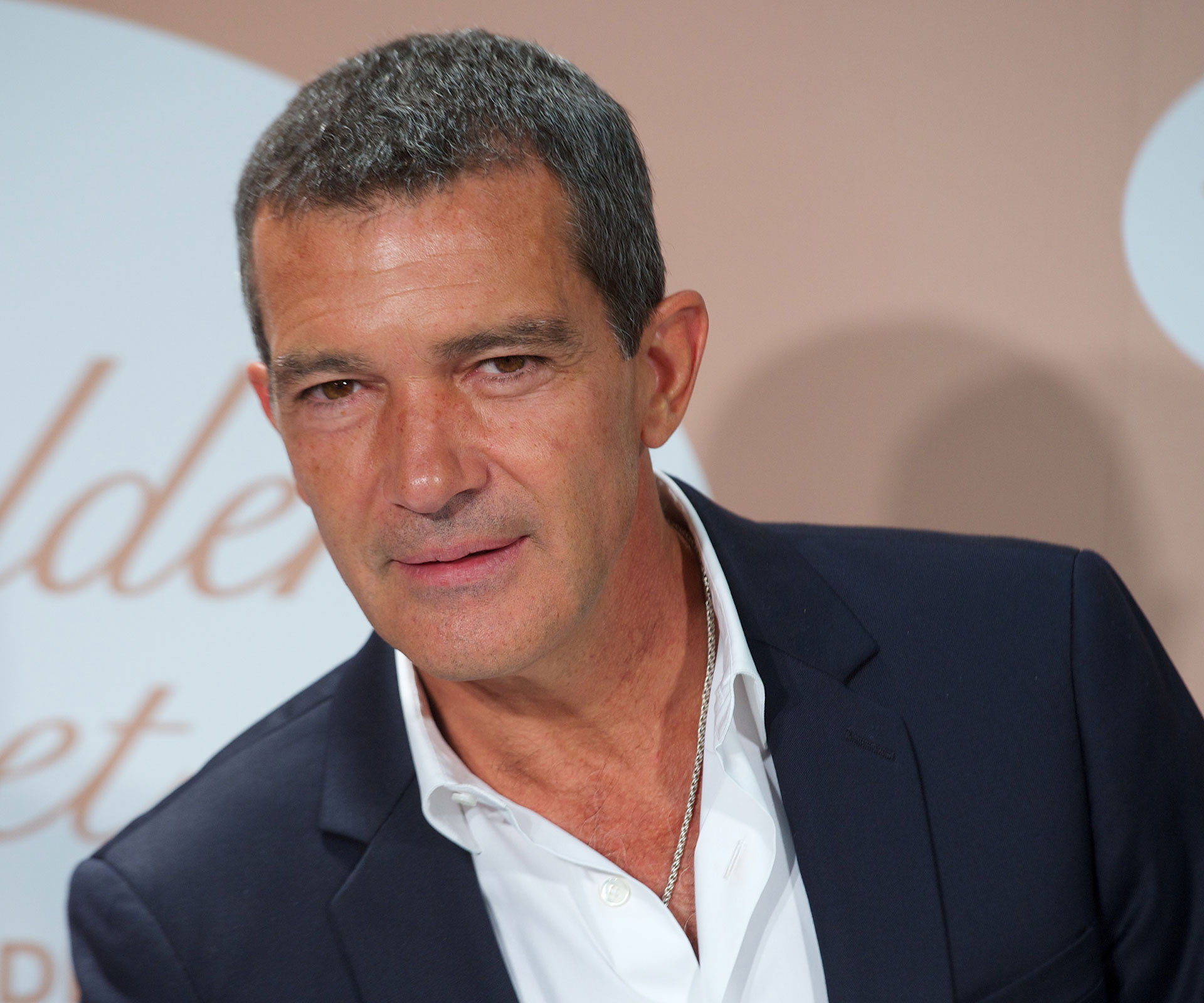 Antonio Banderas attends fashion school at 55