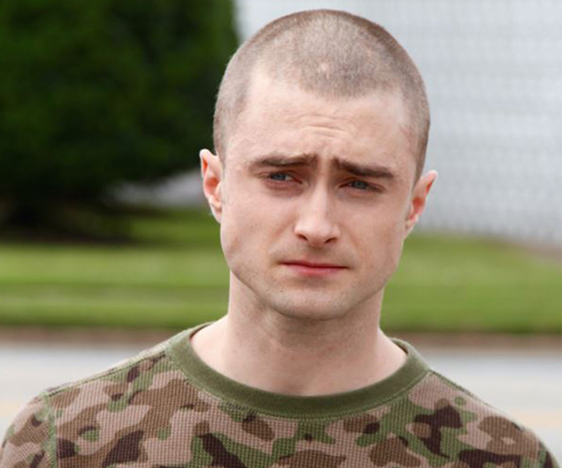 Daniel Radcliffe, is that you? Check out the Harry Potter star’s bizarre movie makeover