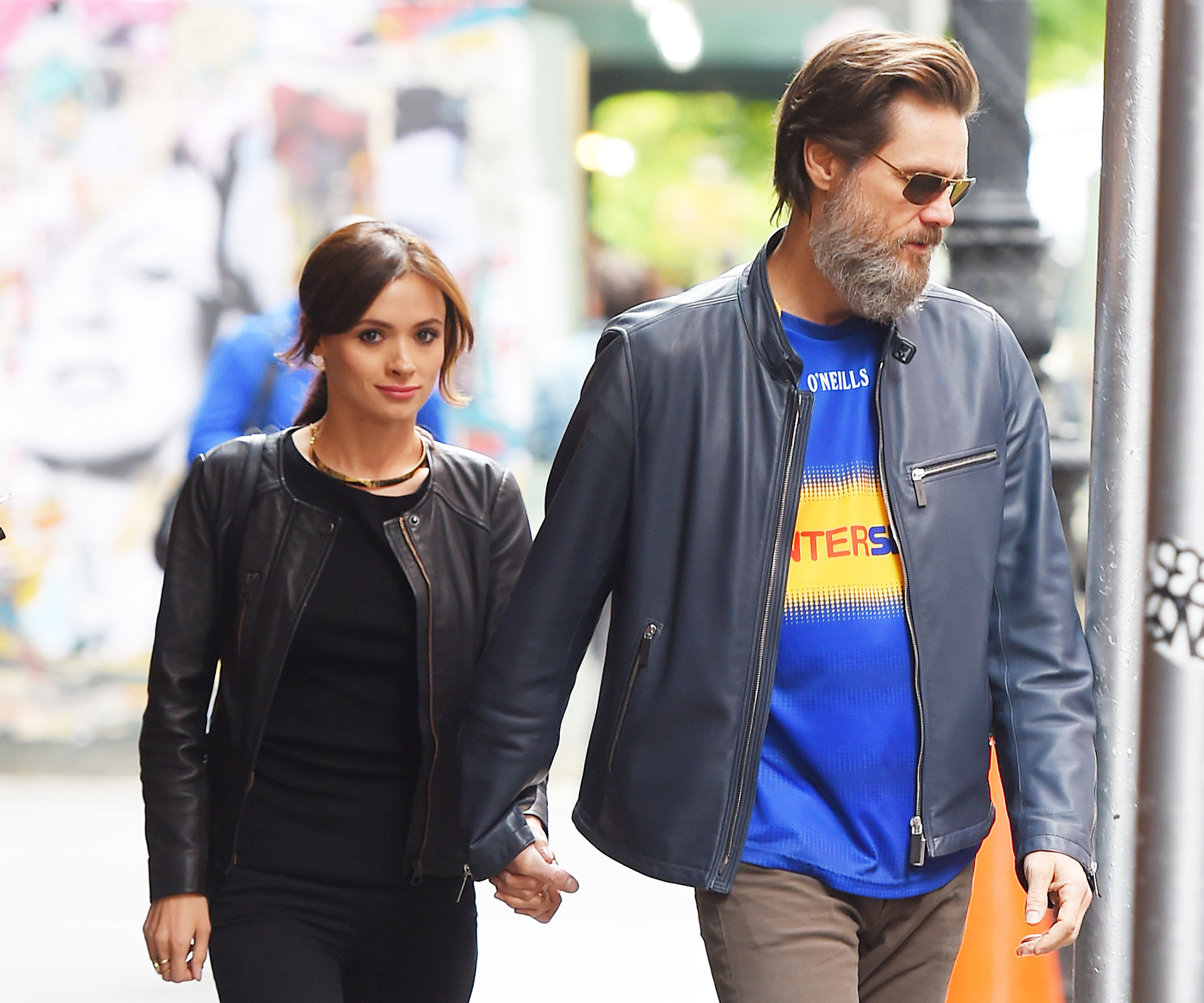 Jim Carrey and Cathriona White 