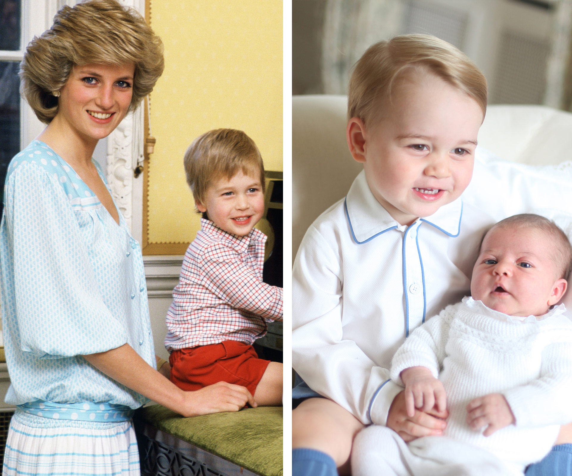 Princess Diana, Prince George, Princess Charlotte