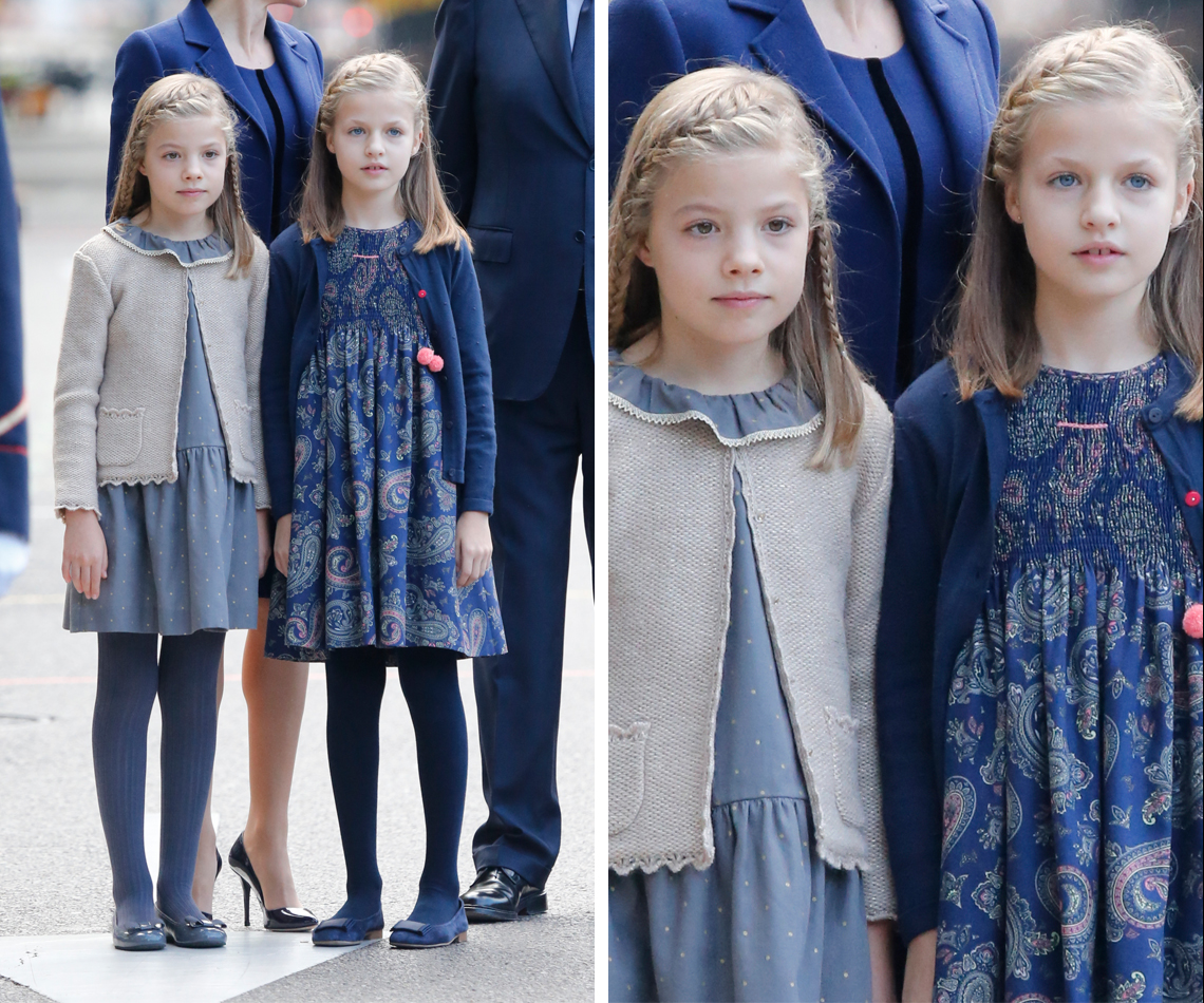 Princess Leonor and Princes Infanta Sofia of Spain
