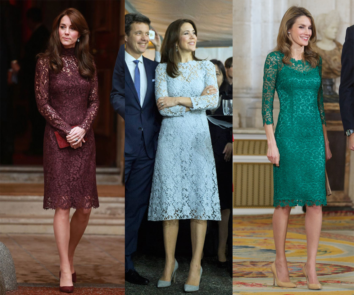 The newest royal trend: lace dresses!