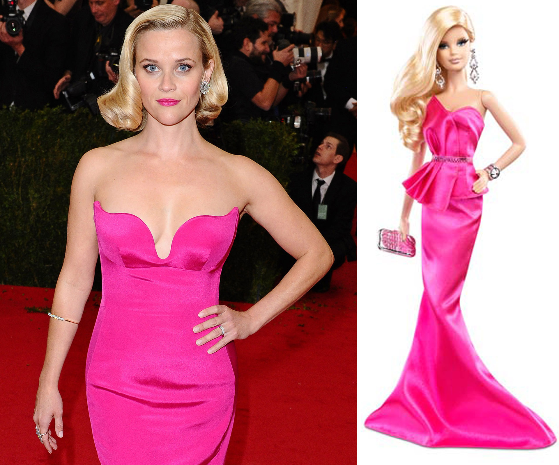 Reese Witherspoon and Barbie