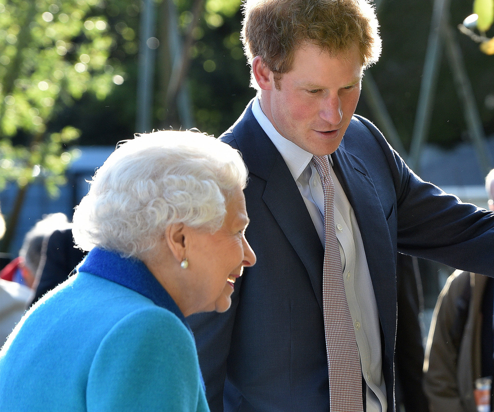 Prince Harry and Queen Elizabeth