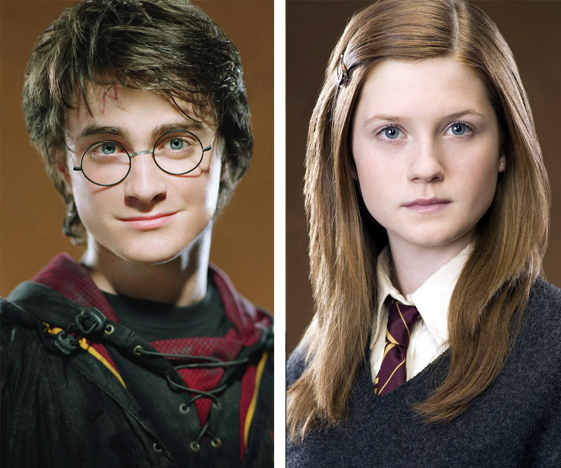 Harry Potter Daniel Radcliffe Ginny Weasley Bonnie Wright