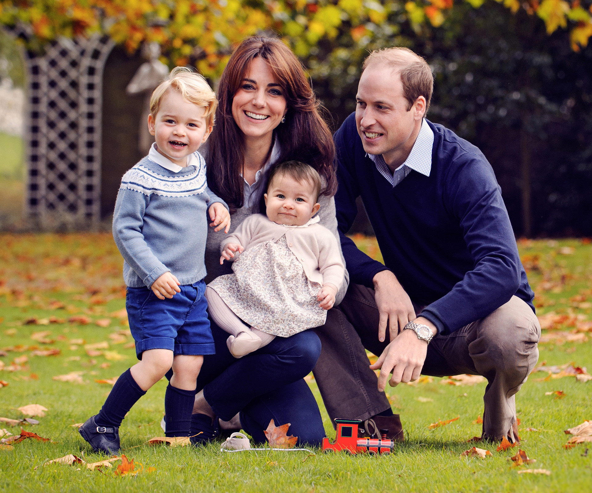 Duchess Catherine, Prince William, Prince George, Princess Charlotte