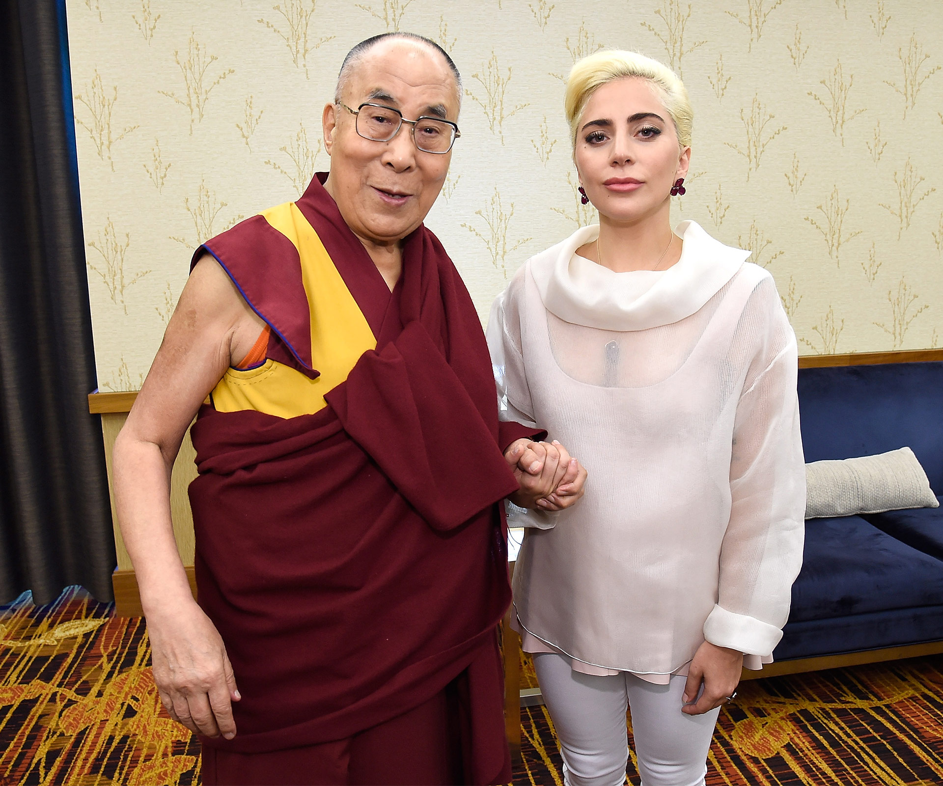 Dalai Lama and Lady Gaga