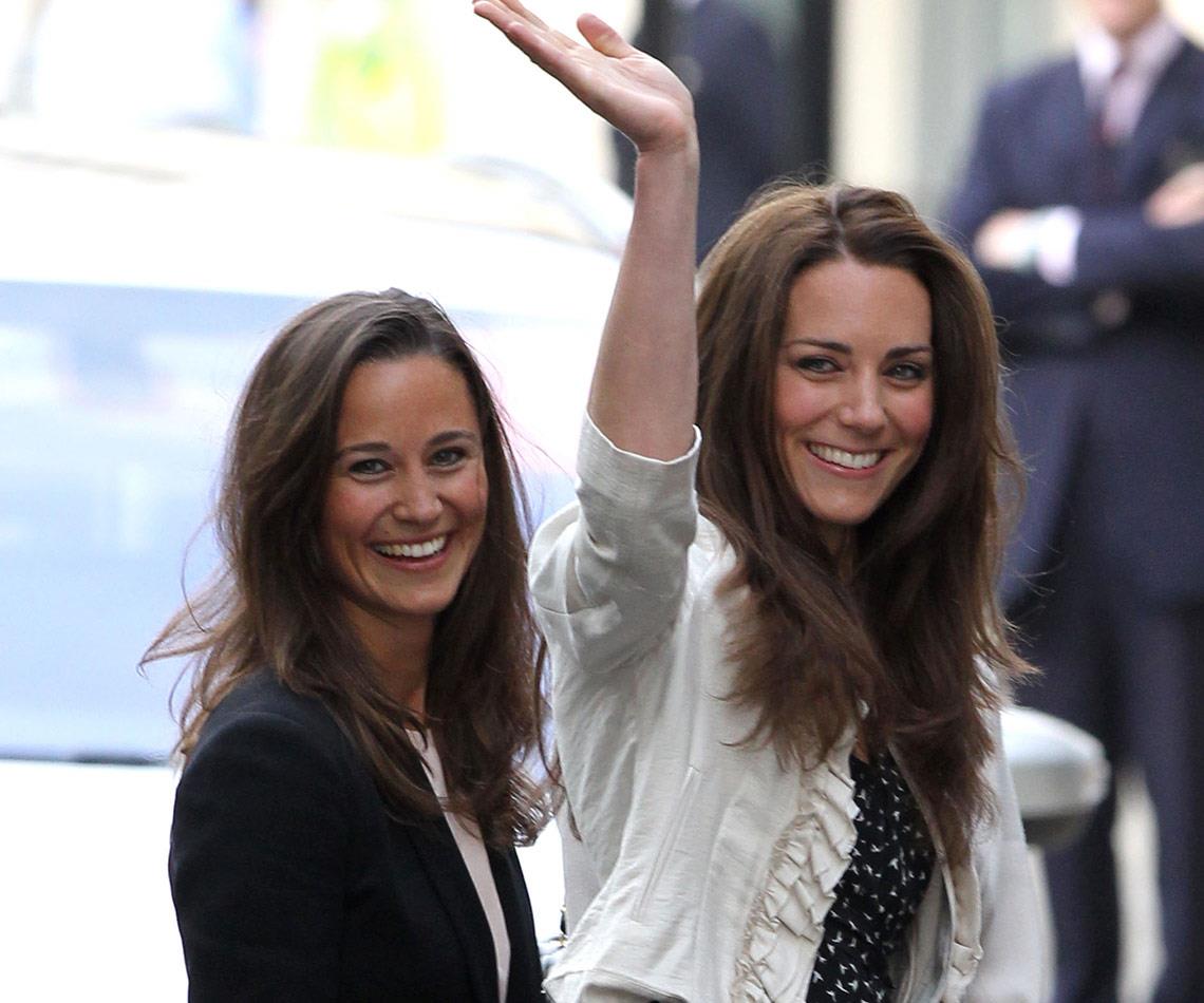 Pippa and Catherine Middleton