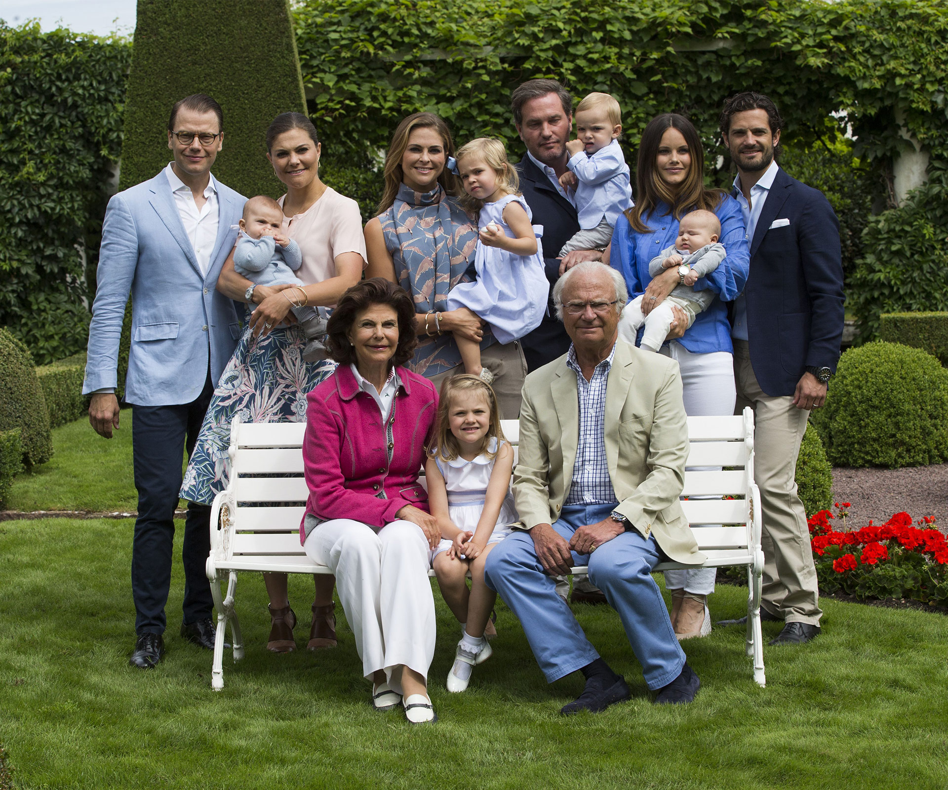 The Swedish Royal Family portrait