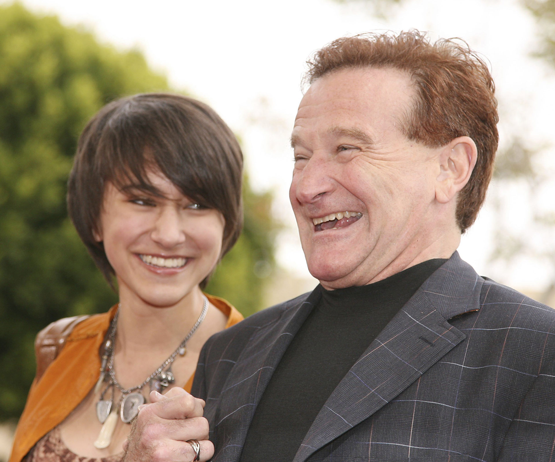 Zelda Williams and Robin Williams