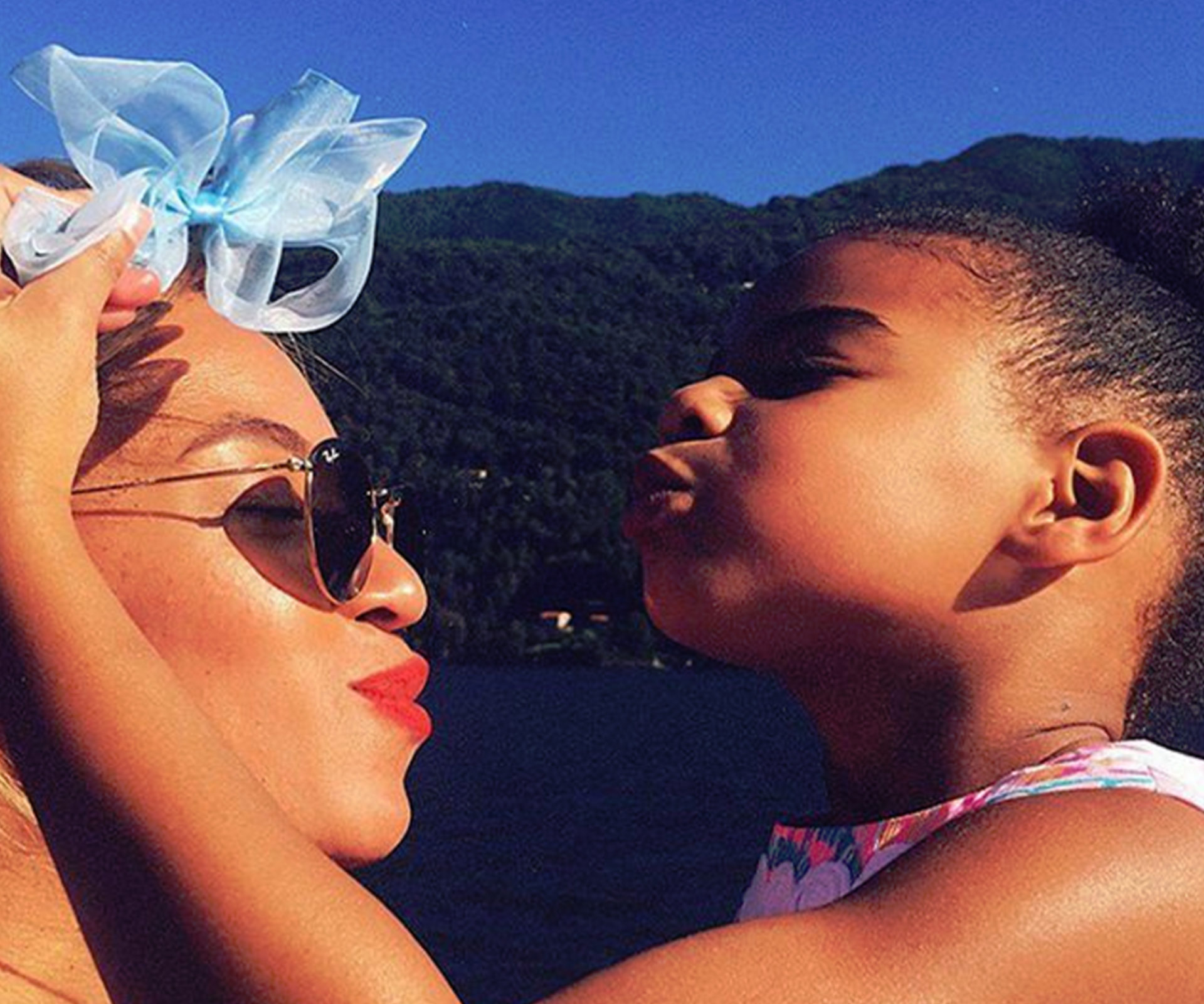 Beyonce and Blue Ivy 