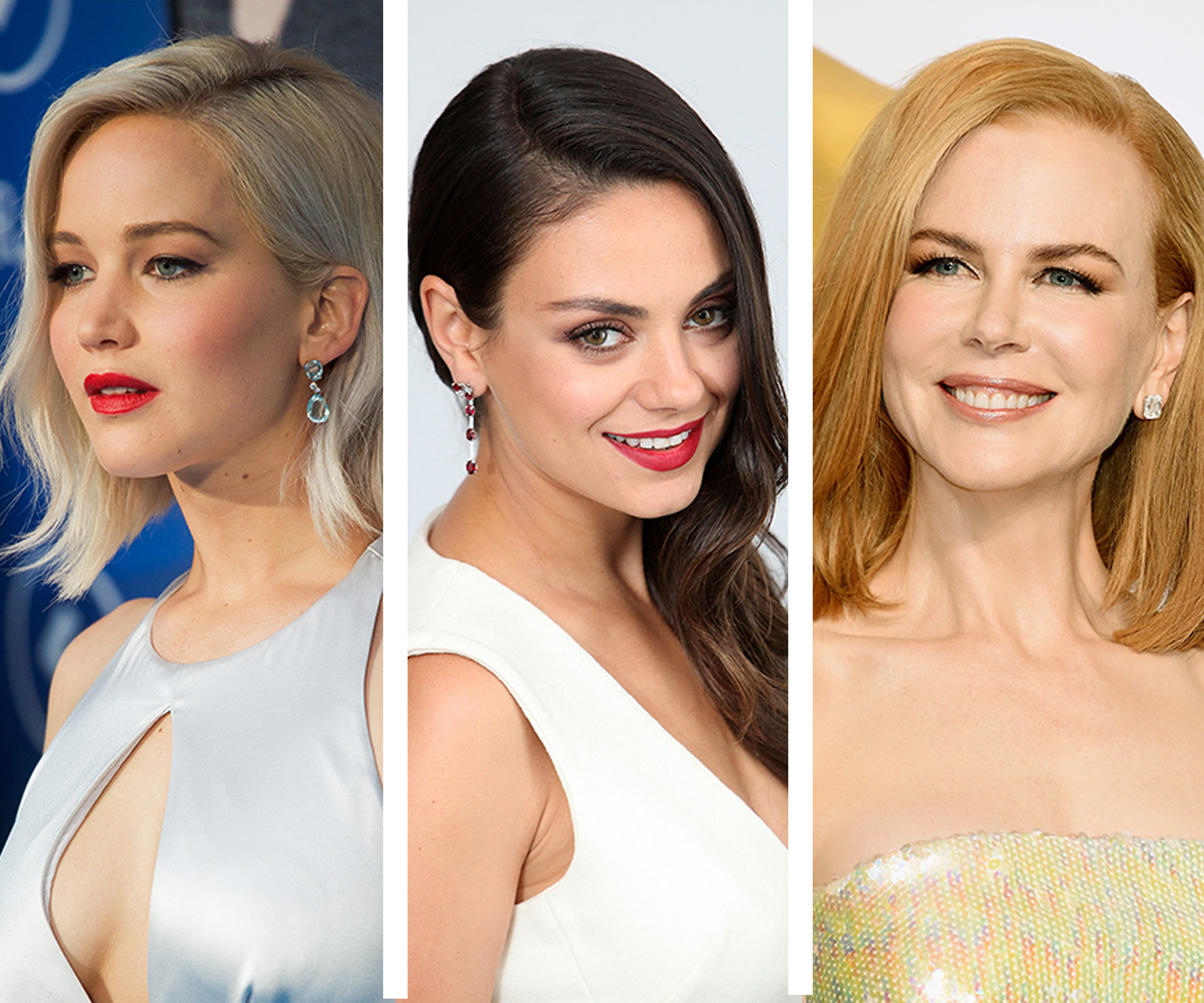 Jennifer Lawrence, Mila Kunis and Nicole Kidman