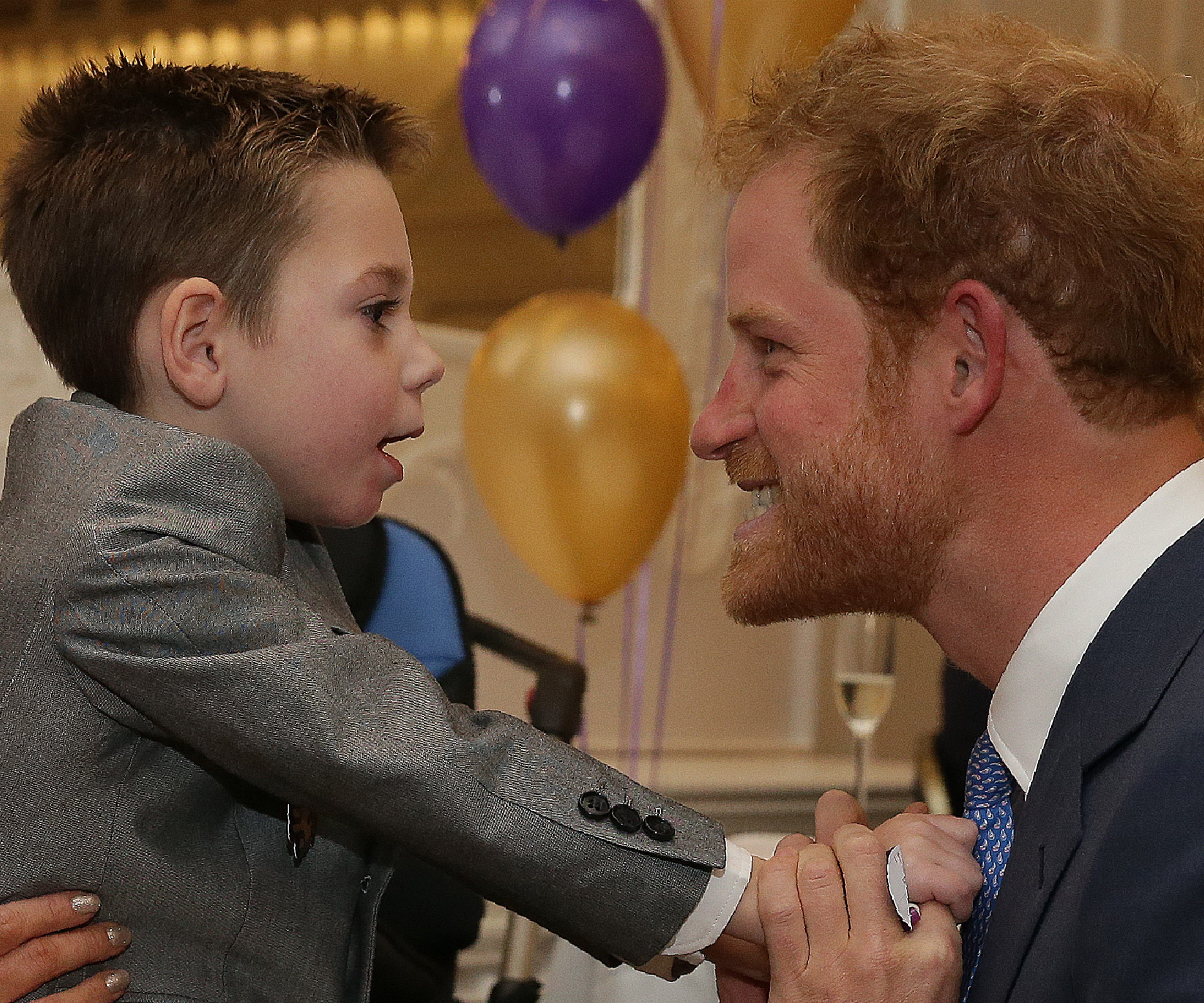 Prince Harry’s special moment with terminally ill boy