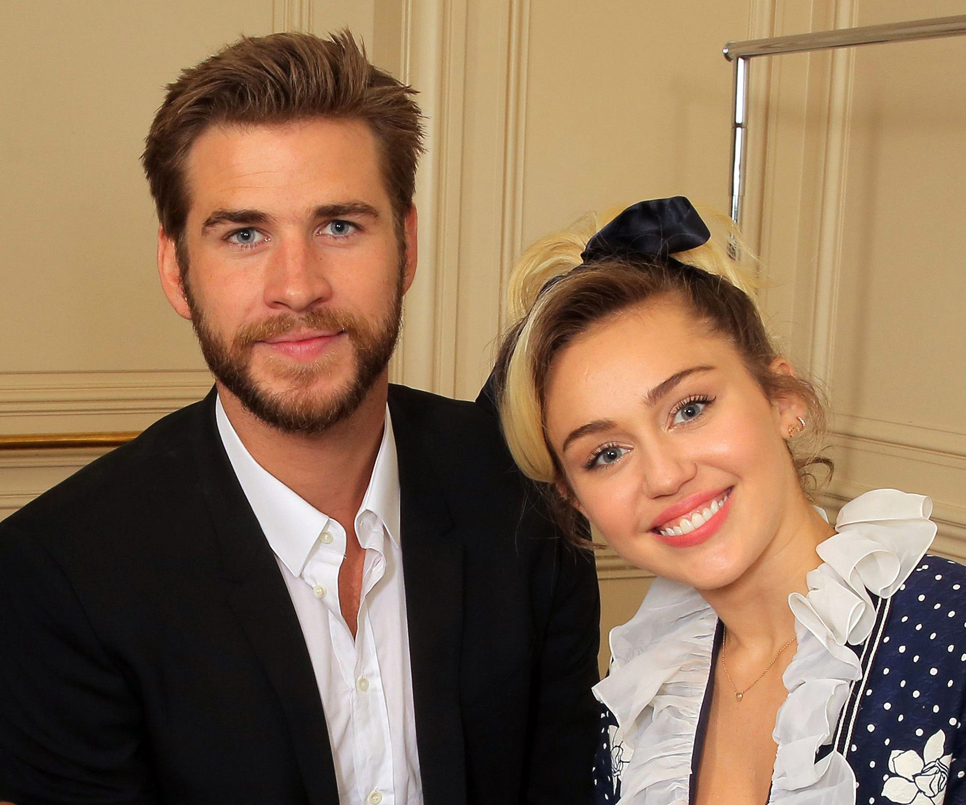 Miley Cyrus and Liam Hemsworth's first official event