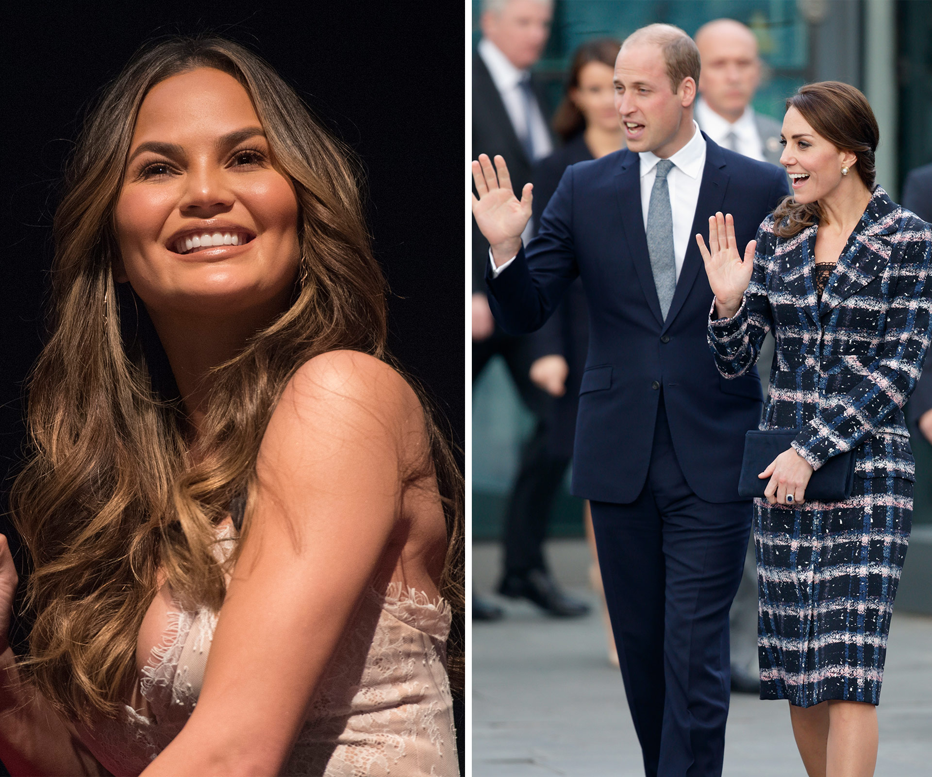 Chrissy Teigen and the Duke and Duchess of Cambridge