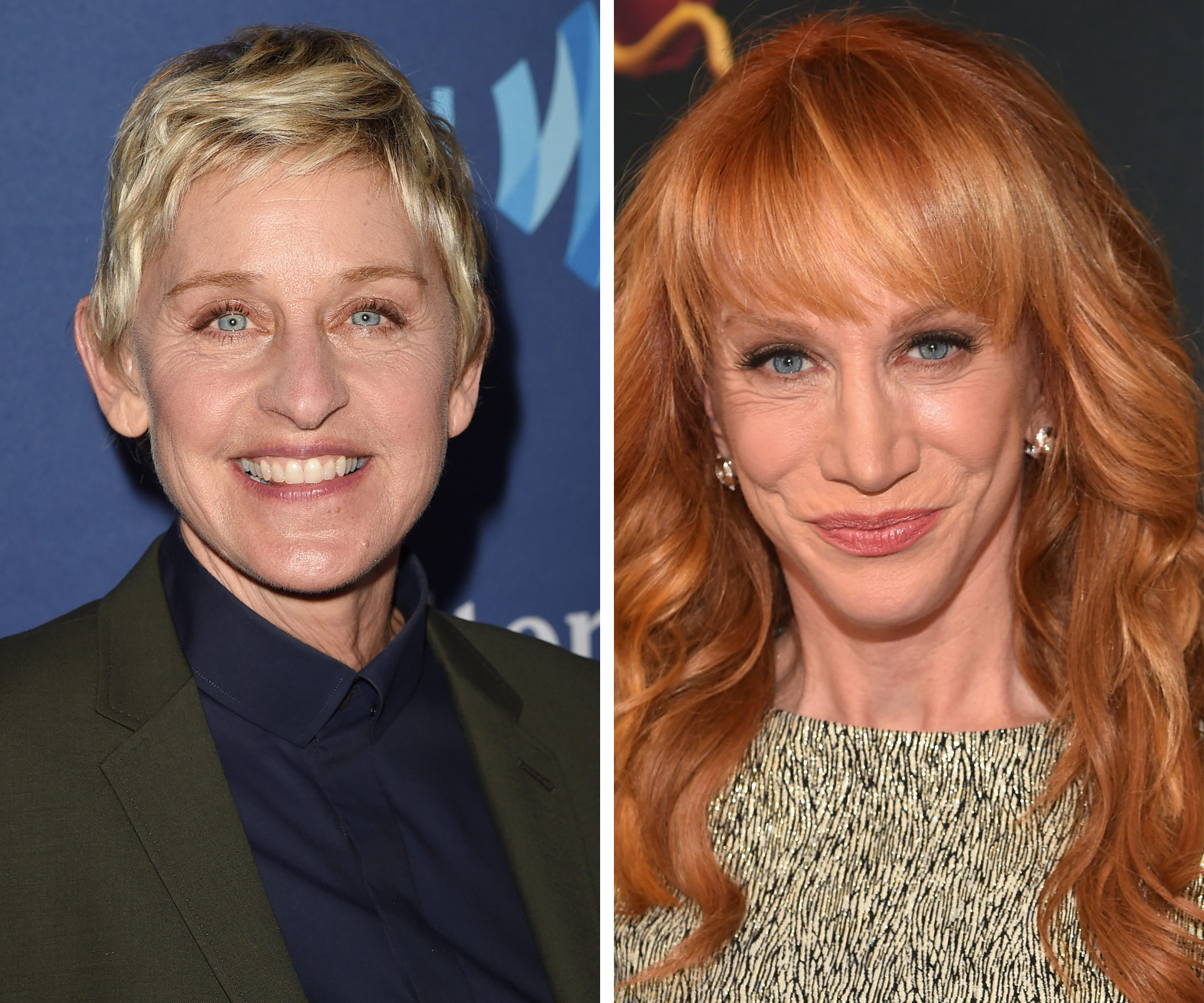 Kathy Griffin says Ellen DeGeneres has a mean streak