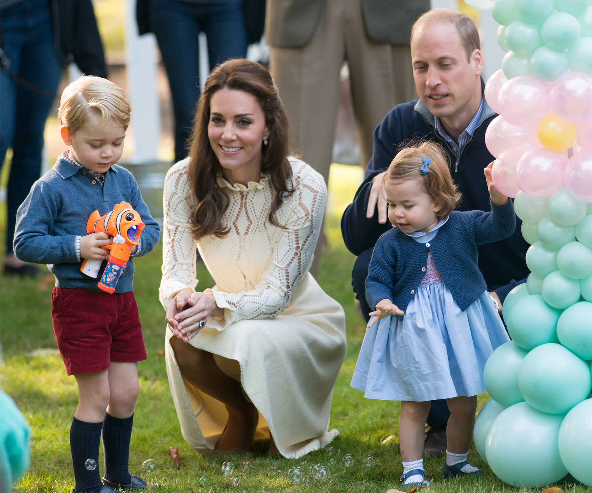 Prince William, Duchess Catherine, Prince George and  Princess Charlotte