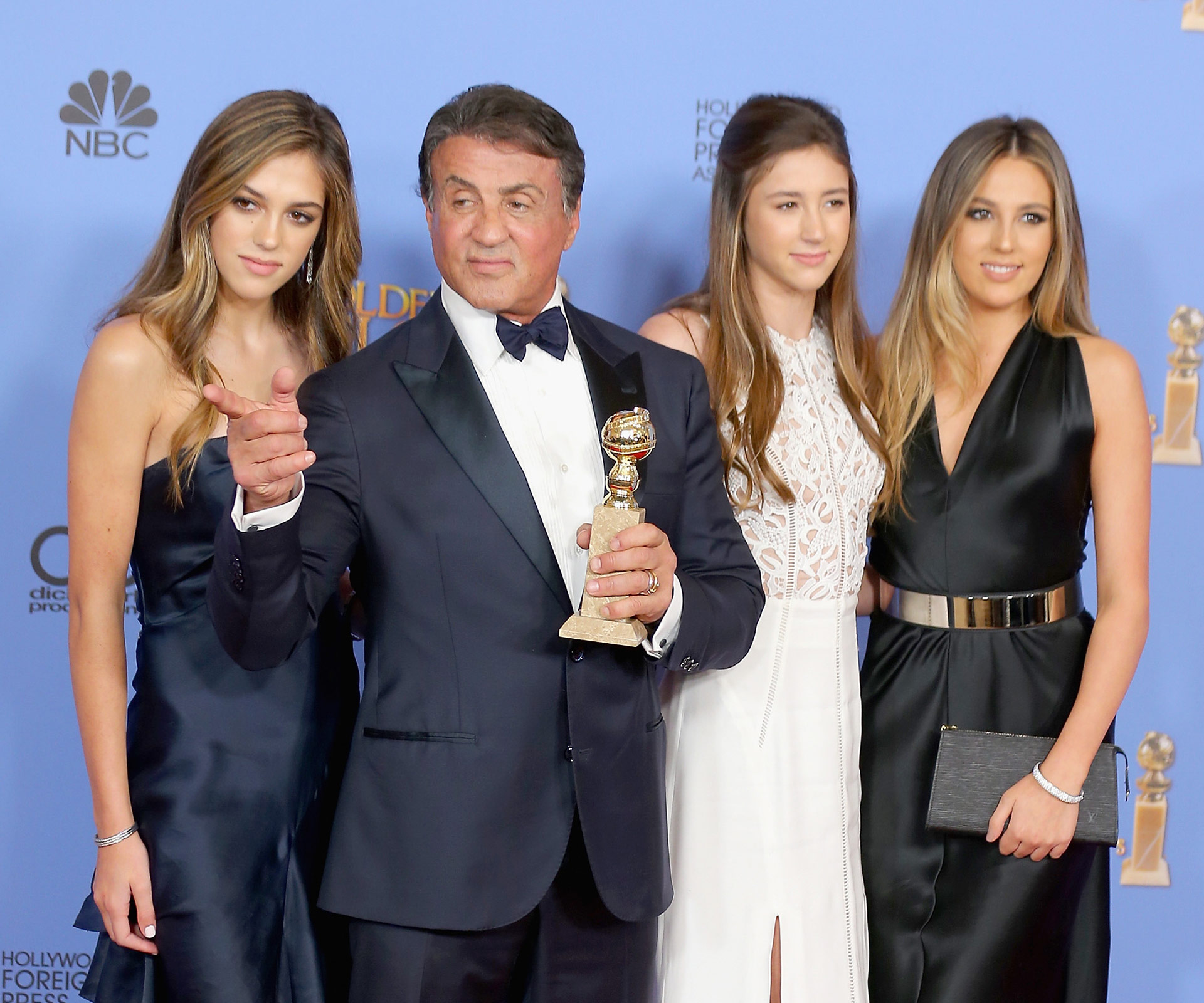 Sylvester Stallone’s daughters to become Miss Golden Globes for Sunday night’s awards show