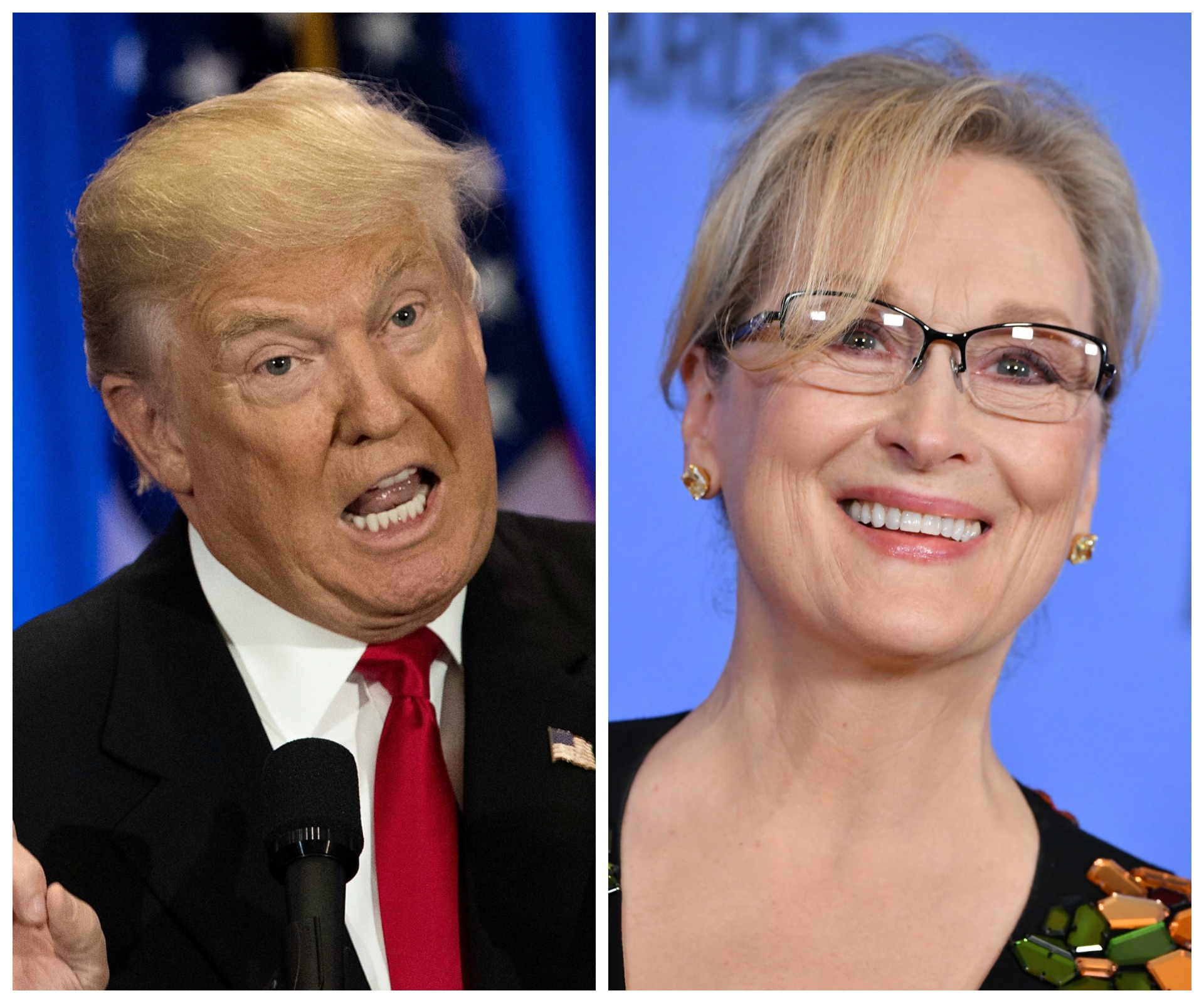 Donald Trump labels Meryl Streep “overrated” after Golden Globes speech