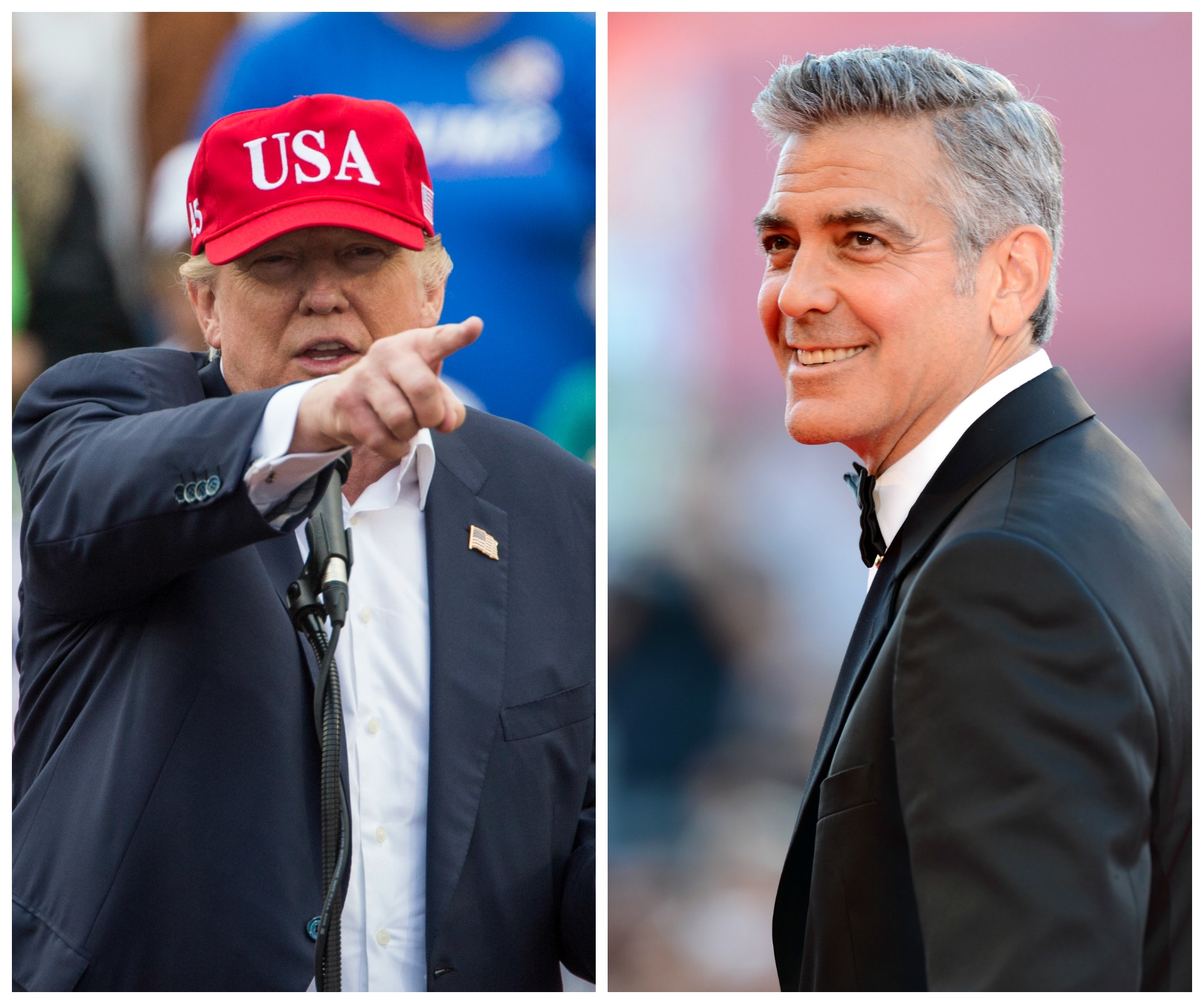 Donald Trump, George Clooney