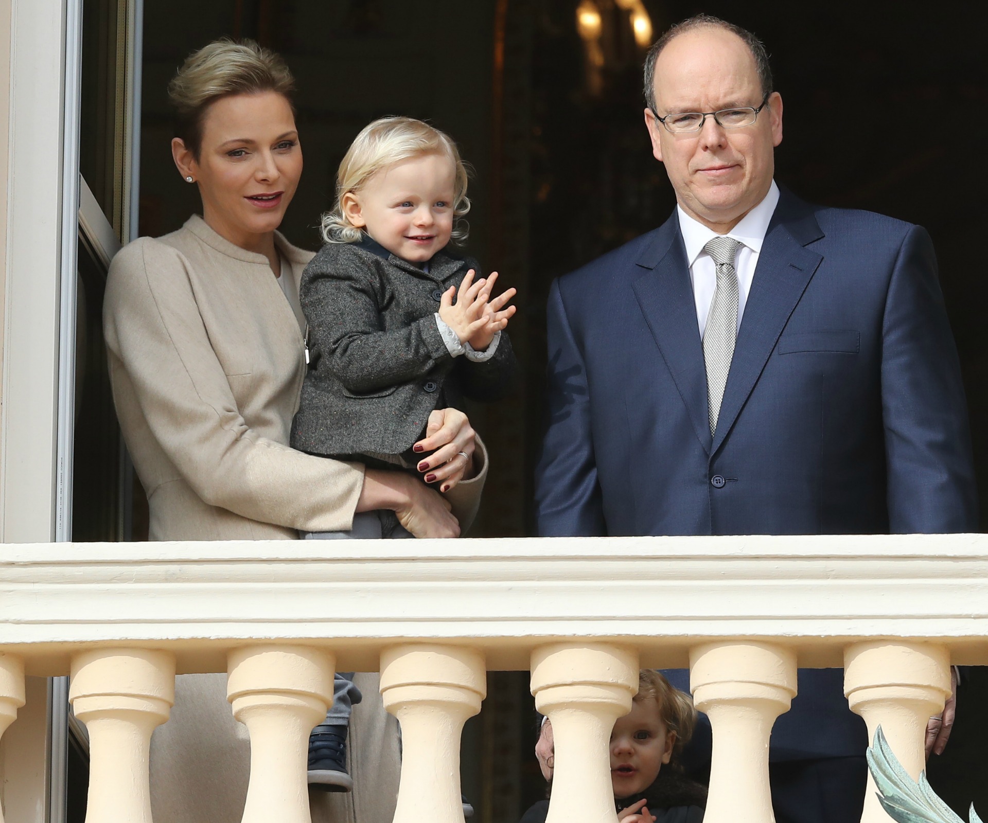 Princess Charlene, Prince Albert, Princess Gabrielle, Prince Jacques