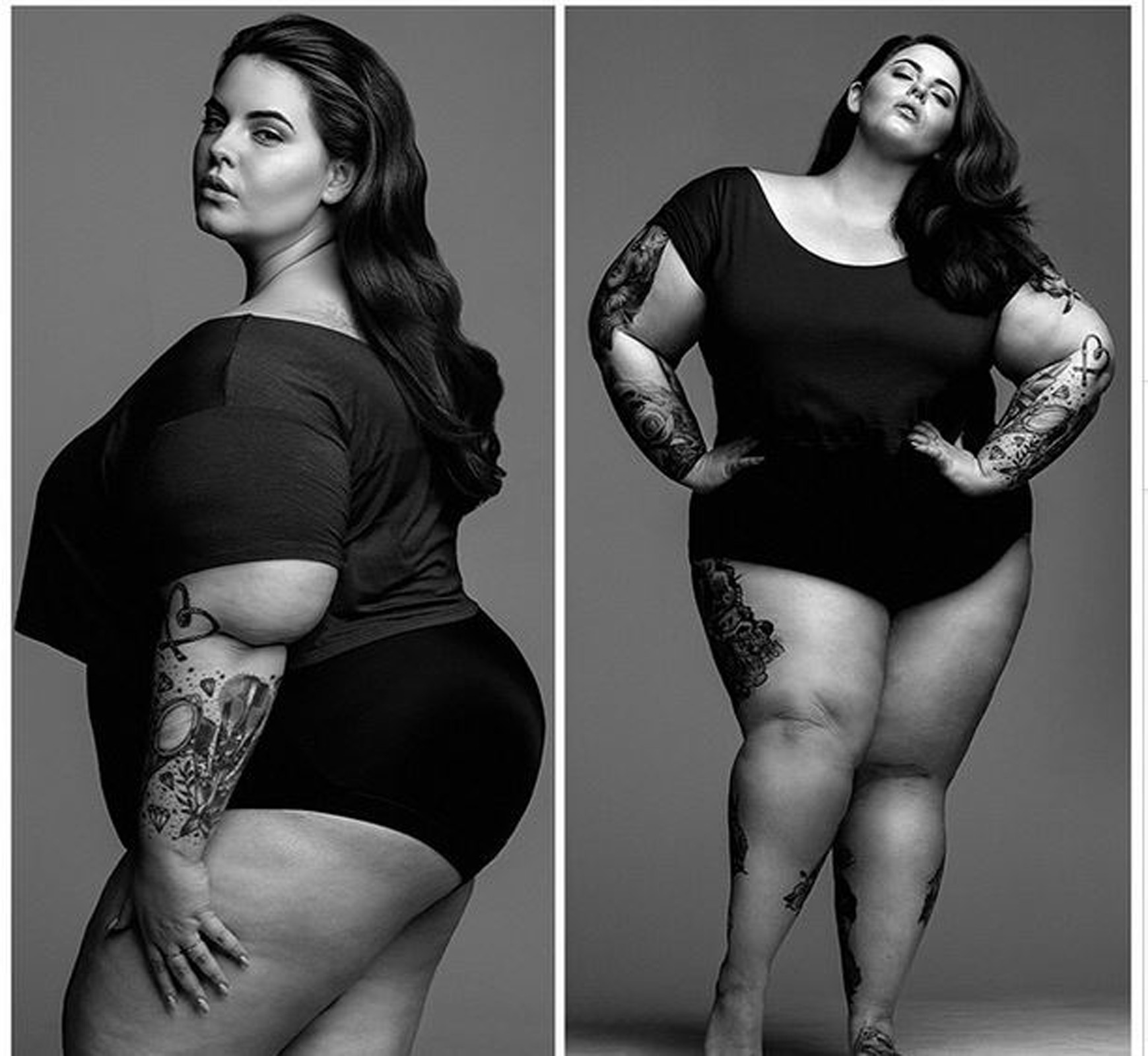 Plus sized model apologises for racist remark