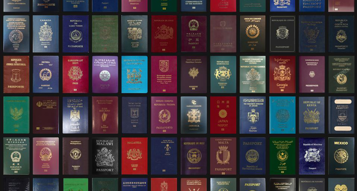 The reason there are only four passport colours