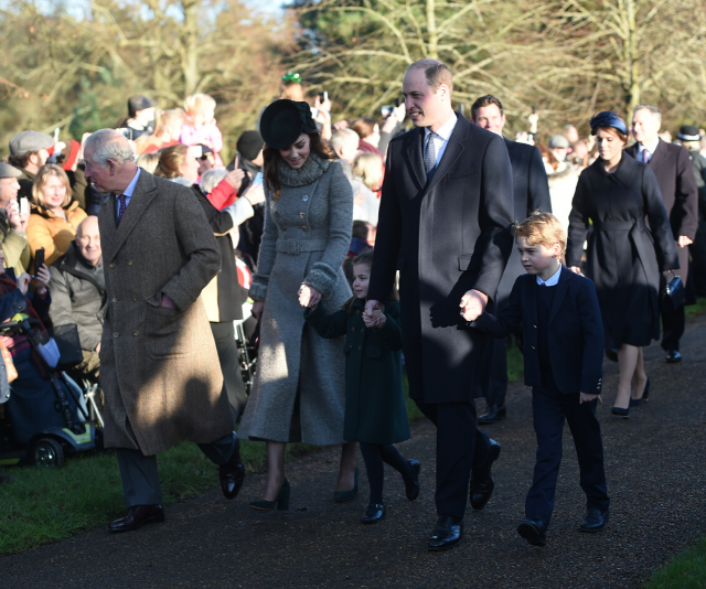 Prince George and Princess Charlotte steal the show as they and the royals attend the annual Christmas service