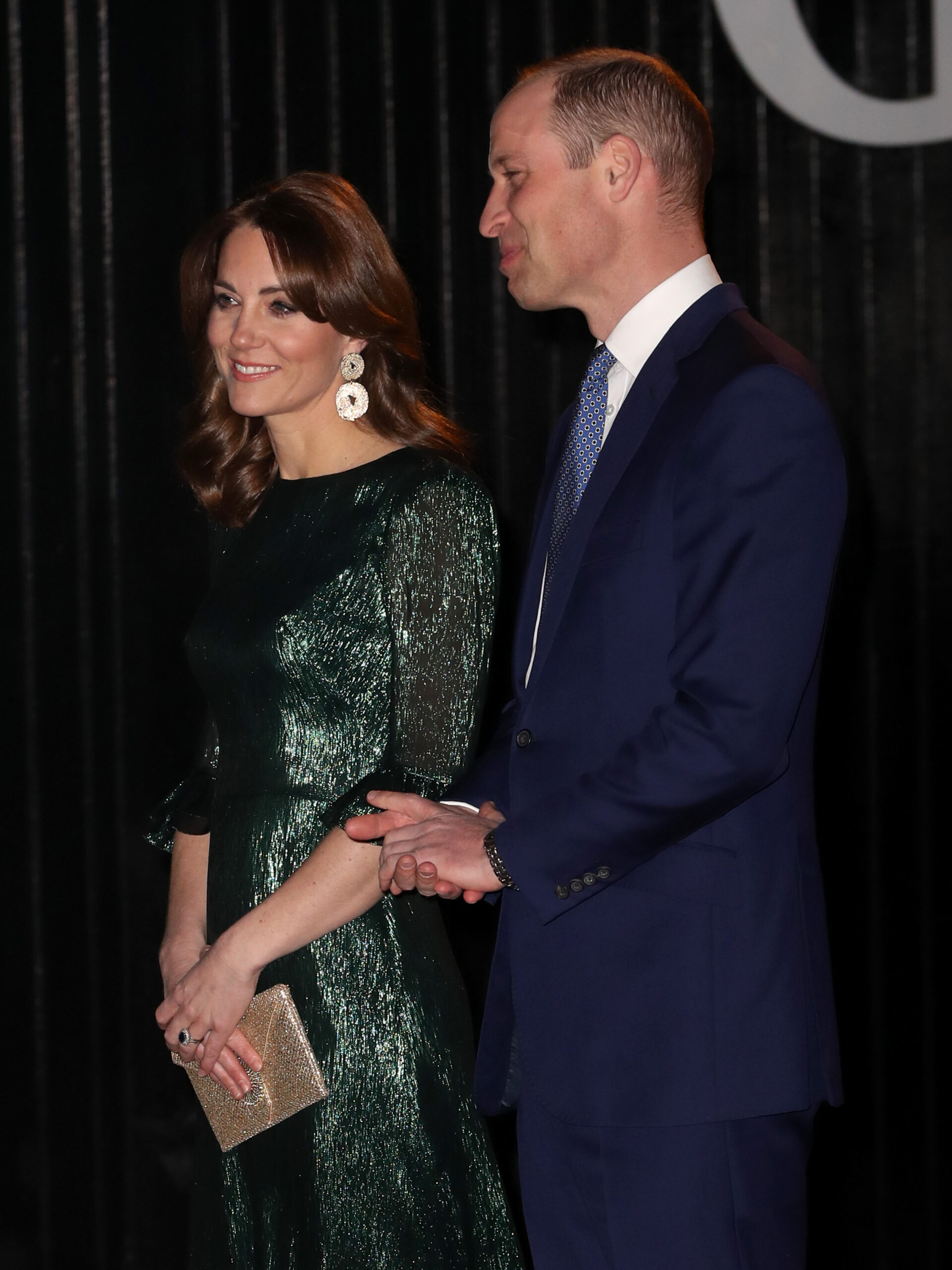 Kate Middleton wears a showstopping green dress at Ireland soiree