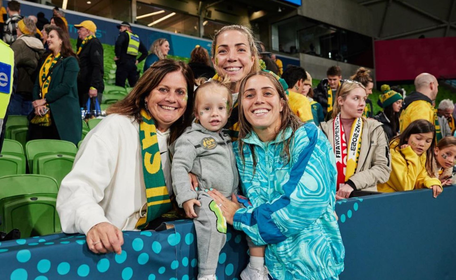 Meet the Matildas number one fan, Katrina Gorry’s daughter Harper