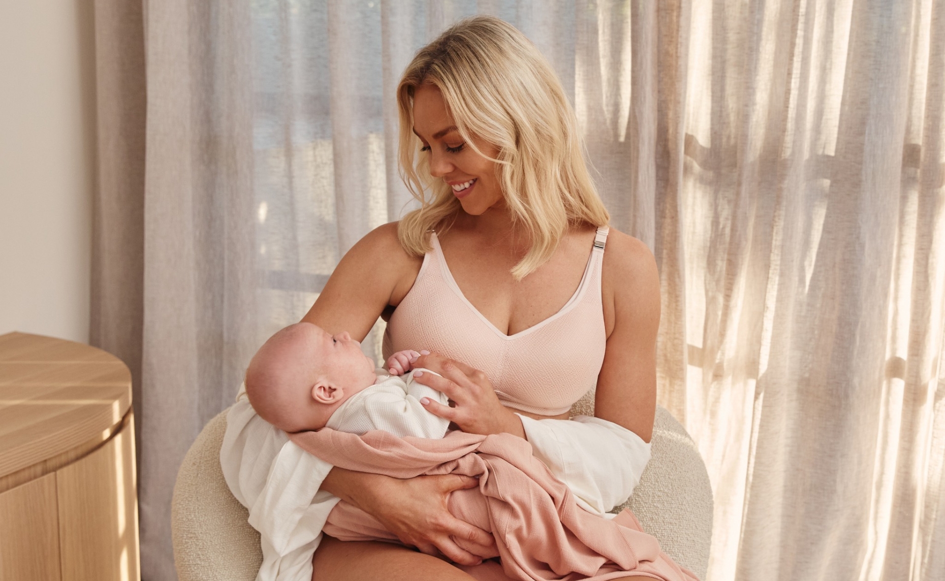 Comforty Women Feeding Pregnant Maternity Bra Breastfeeding Wire