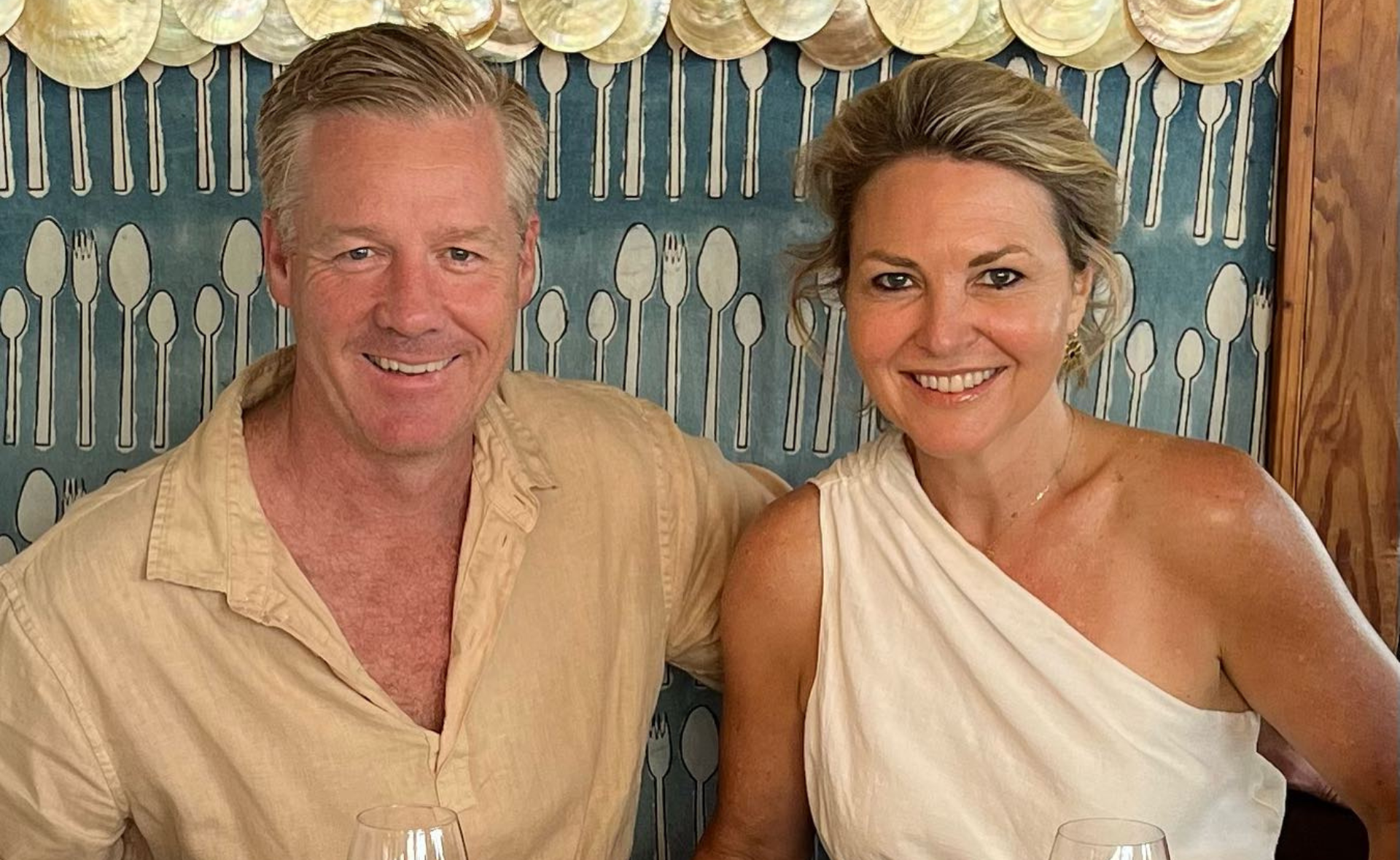 Georgie Gardner walked into a birthday party by chance, and walked out with her soulmate, Tim Baker