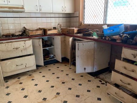 Rhonda says her whole house was devastated by the disaster