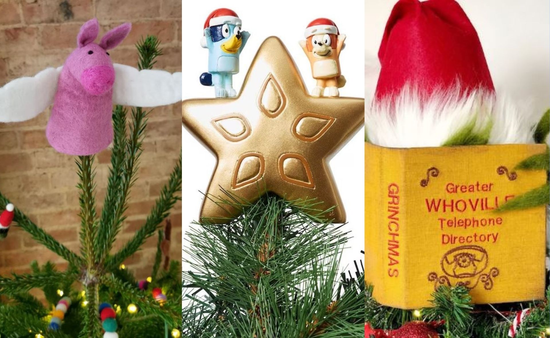 These have to be the best Christmas tree toppers on the web