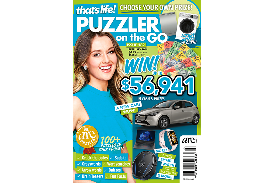 that’s life! Puzzler On The Go Issue 182
