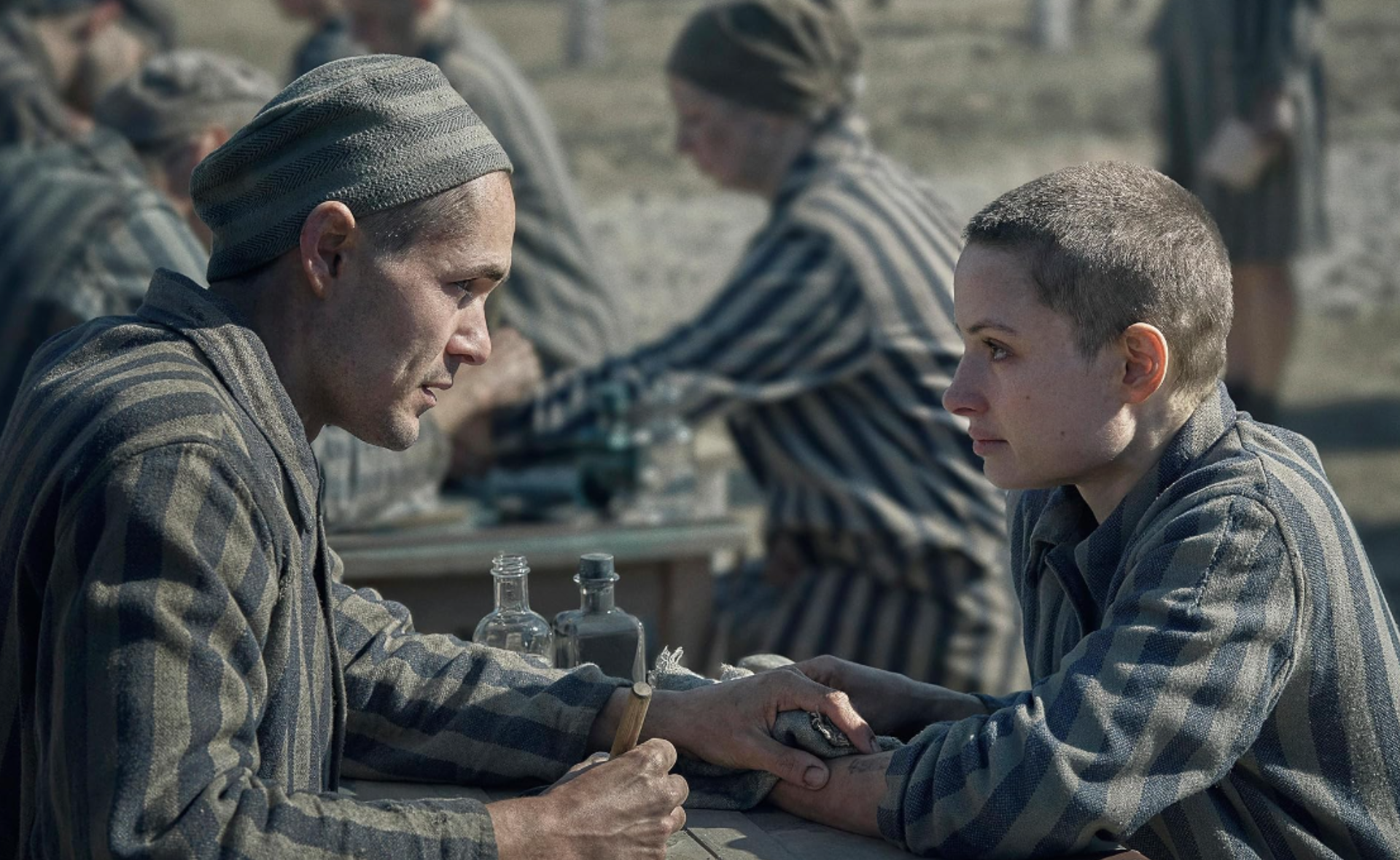 First look at the series adaptation of bestselling novel, The Tattooist of Auschwitz