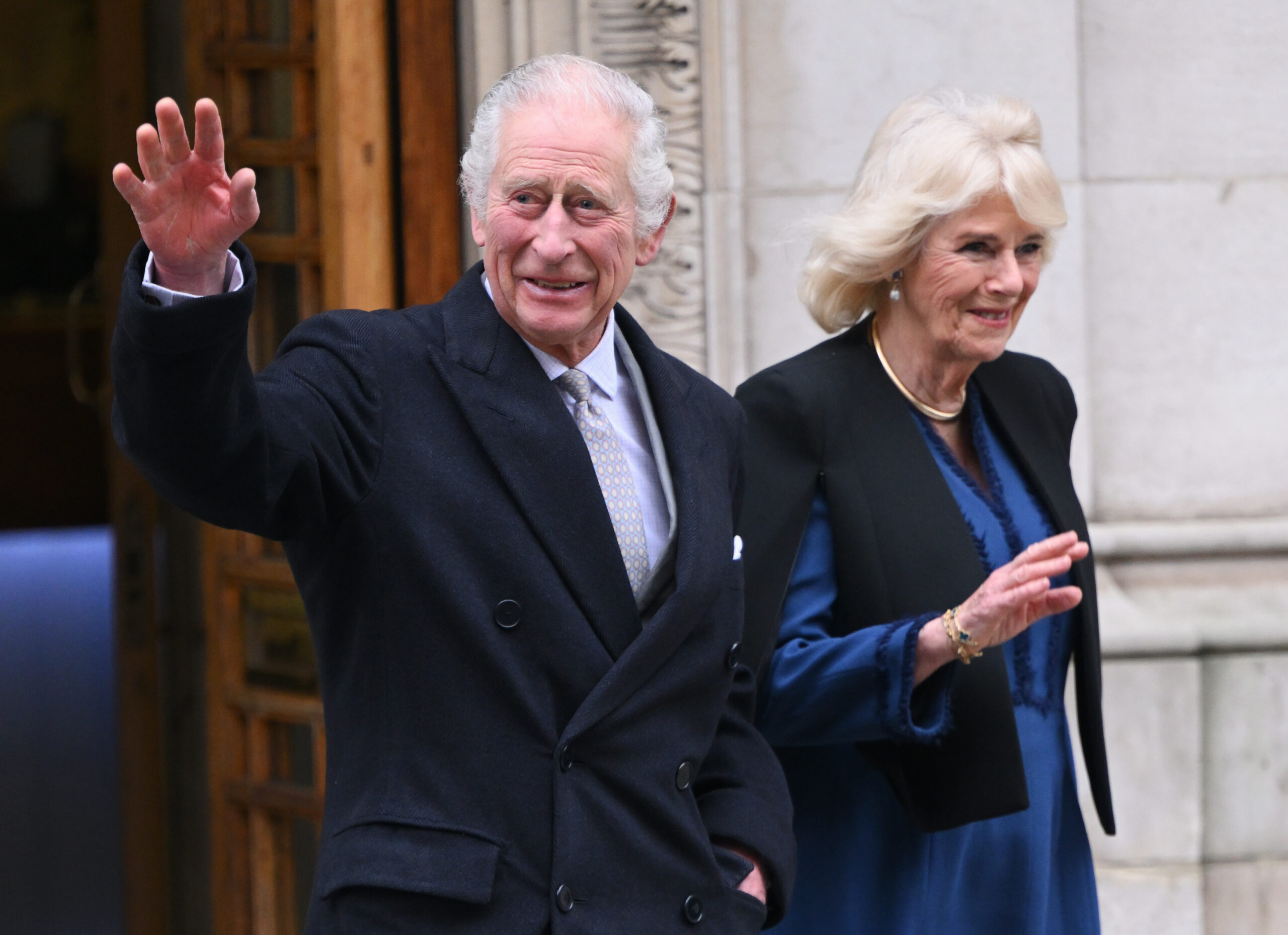 King Charles leaves hospital smiling after undergoing treatment for enlarged prostate
